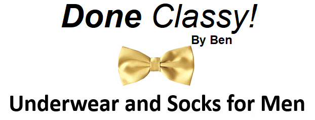 Golden bow tie and matching socks set.