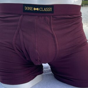 Maroon Bamboo Underwear For Men